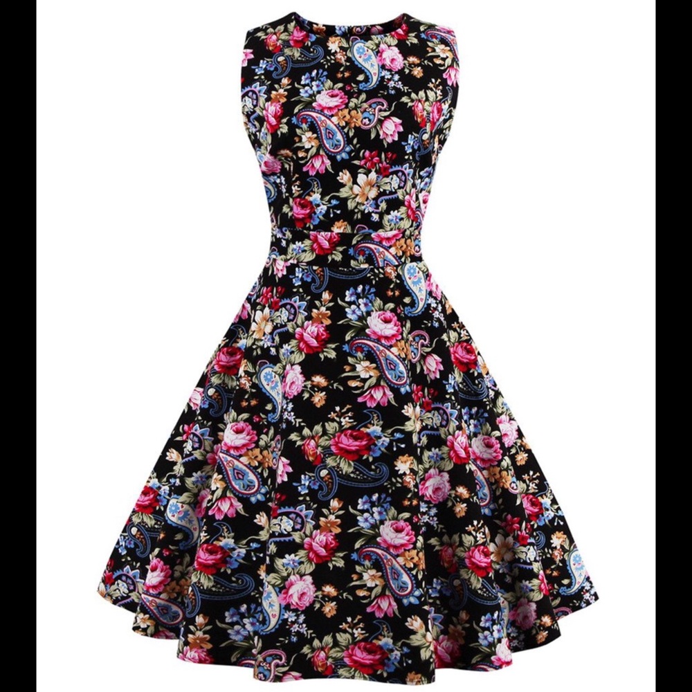 Flirty Floral Party Dress